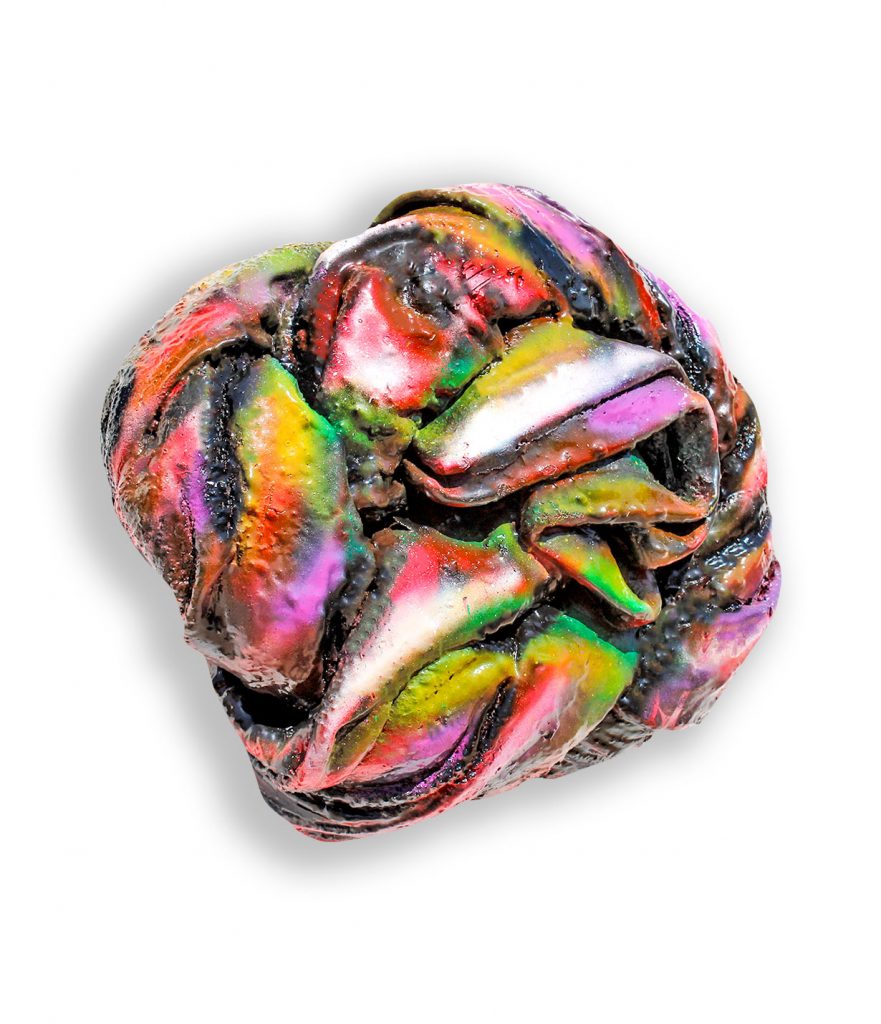 Scultura Tecnica mista, Ø 36 x p 13 cm, Op. n° 910