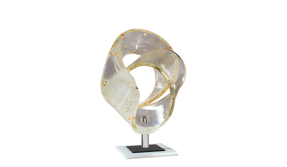 Scultura in Plexiglass, 40 x 26 x 22 cm, Op. n° 2828